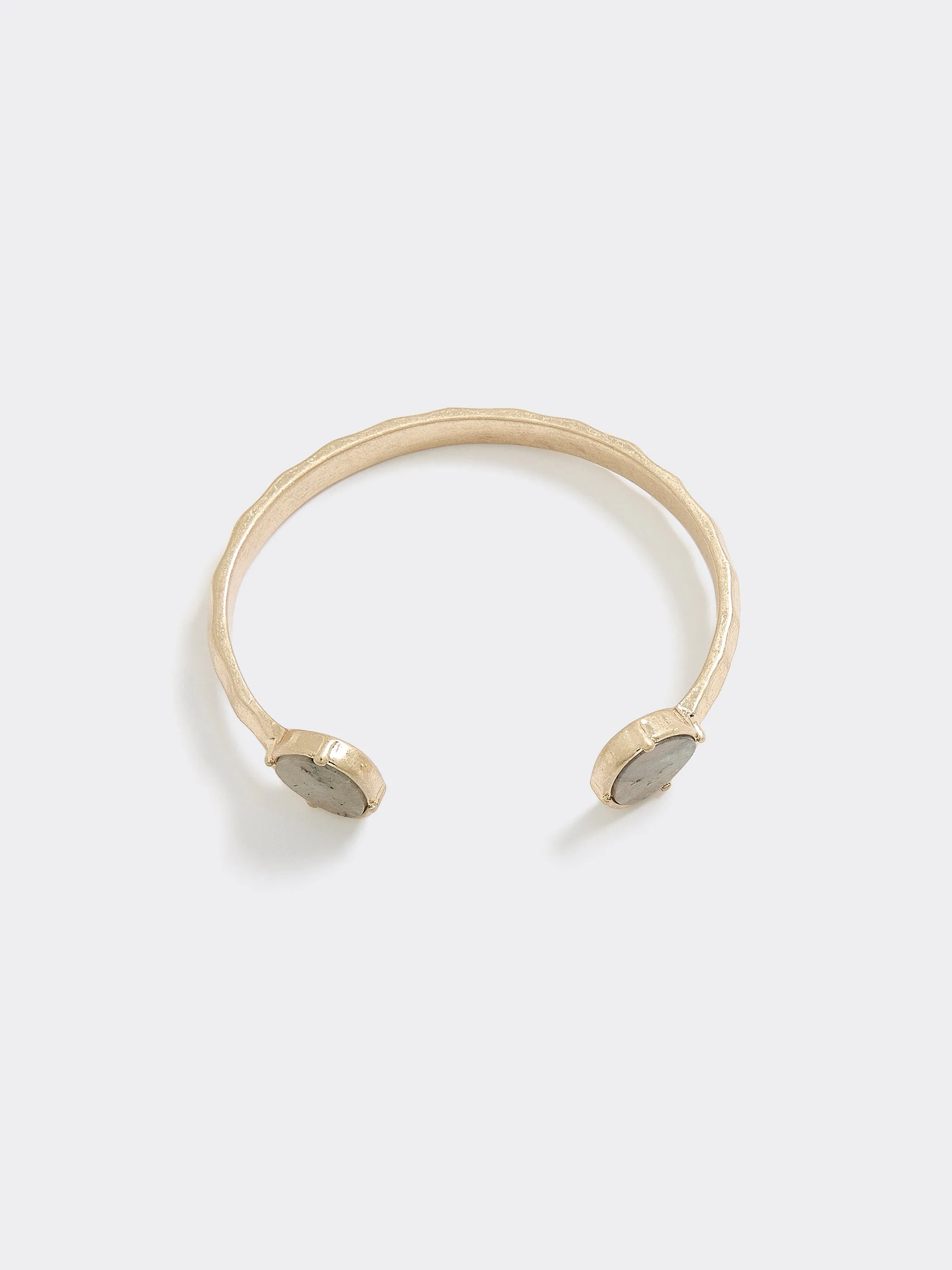 Open Cuff Bracelet with Semi-Precious Stones sold by Reitmans