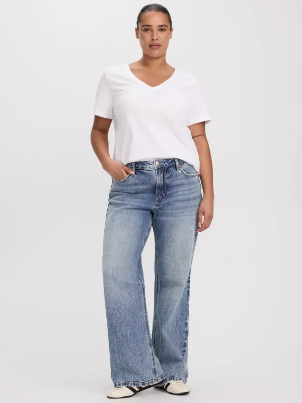 Flare-Leg Mid-Rise Jean - Curvy Fit made by Reitmans