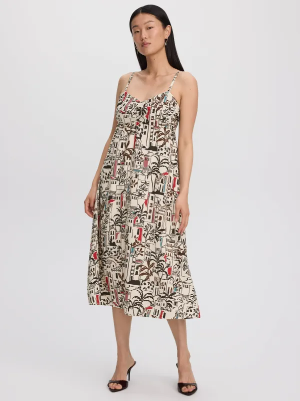 Sleeveless Midi Dress with Sweetheart Neckline made by Reitmans