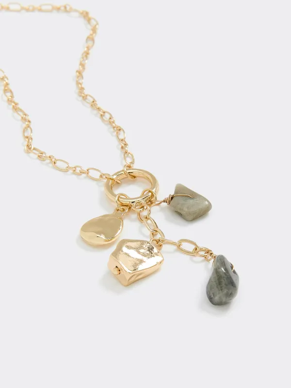 Necklace with Semi-Precious Stones made by Reitmans
