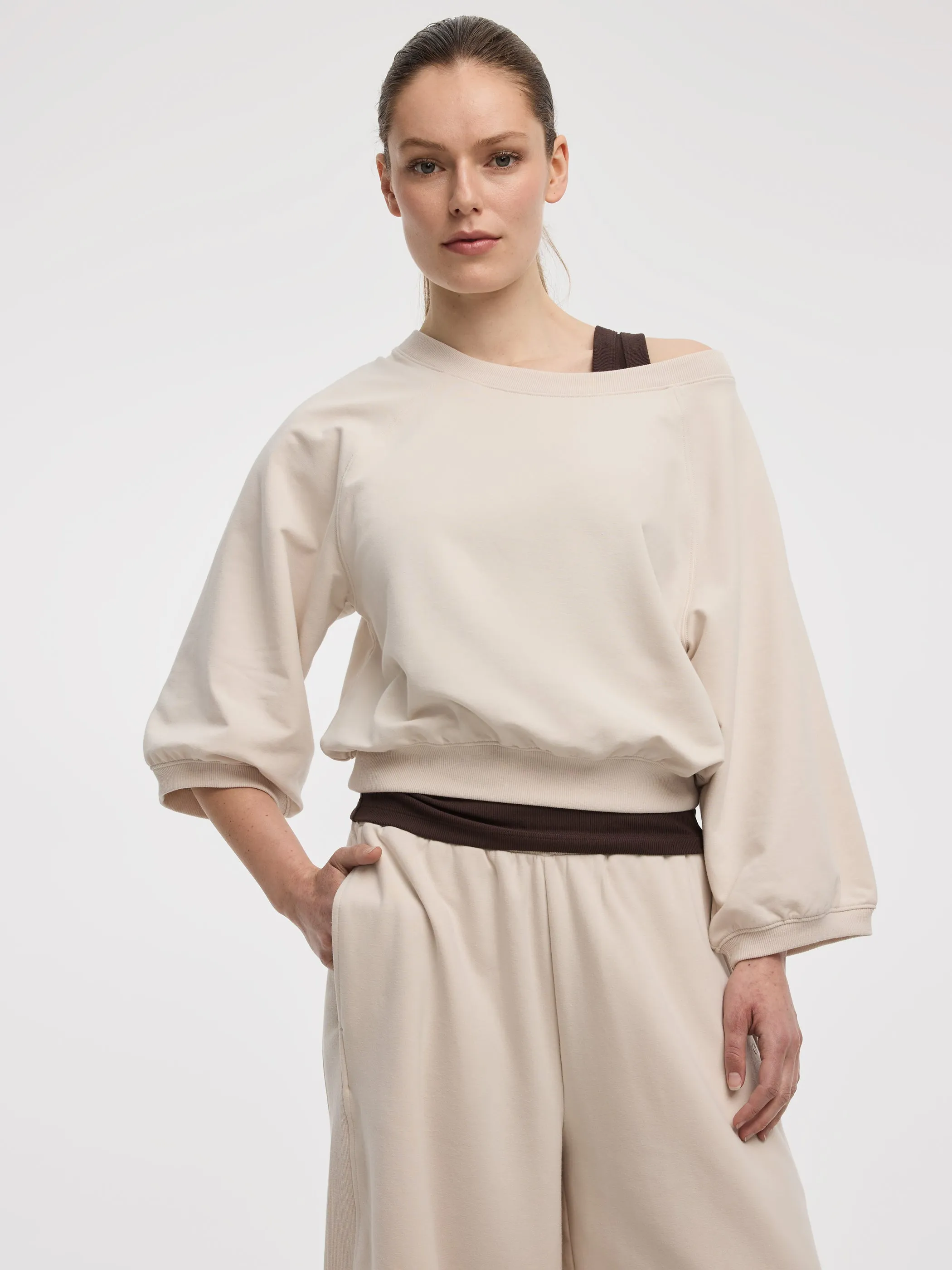 3/4-Sleeve Crew-Neck Top - Hyba sold by Reitmans