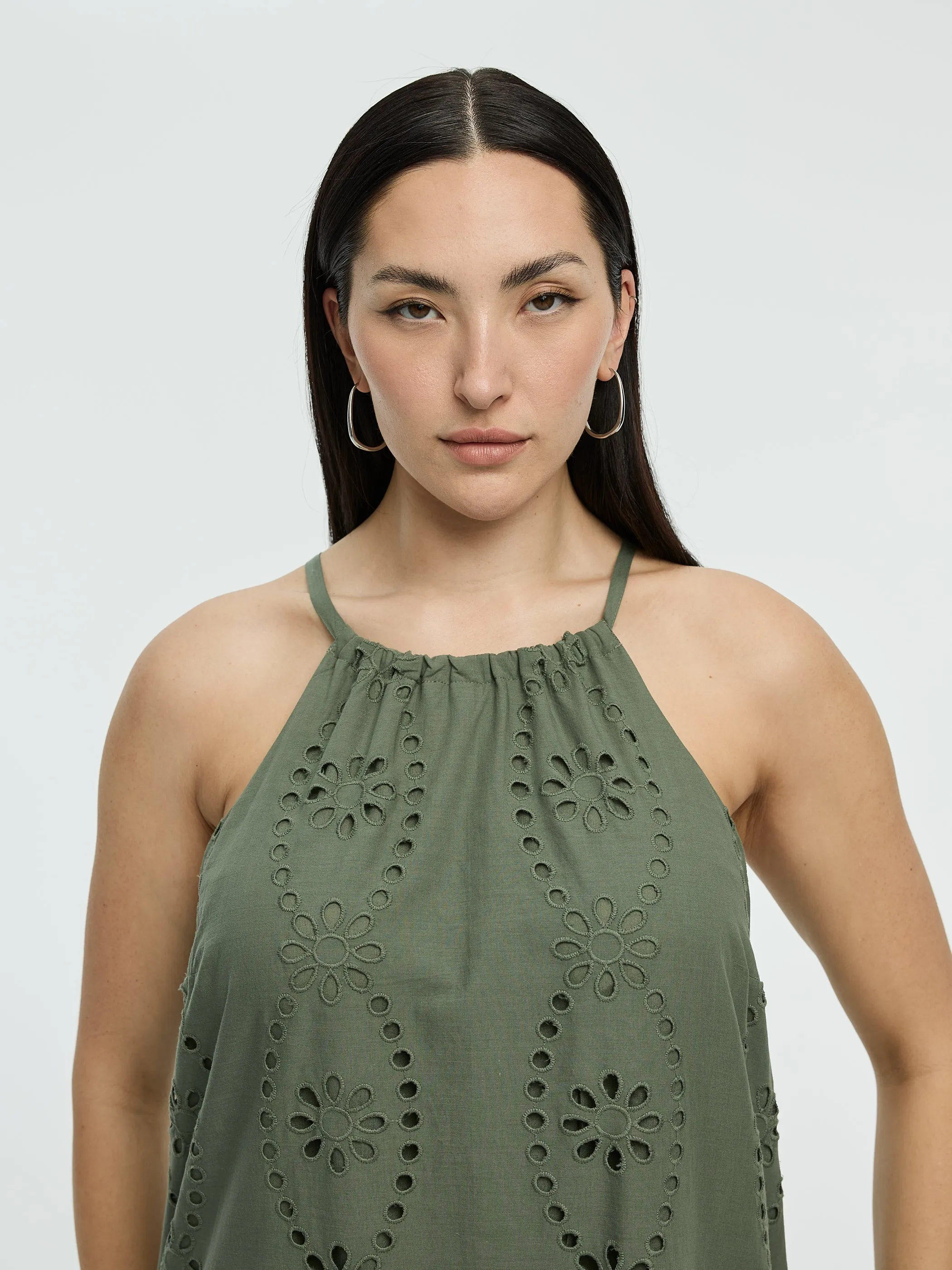 Sleeveless Maxi Dress with Halter Neckline sold by Reitmans product image thumbnail 2