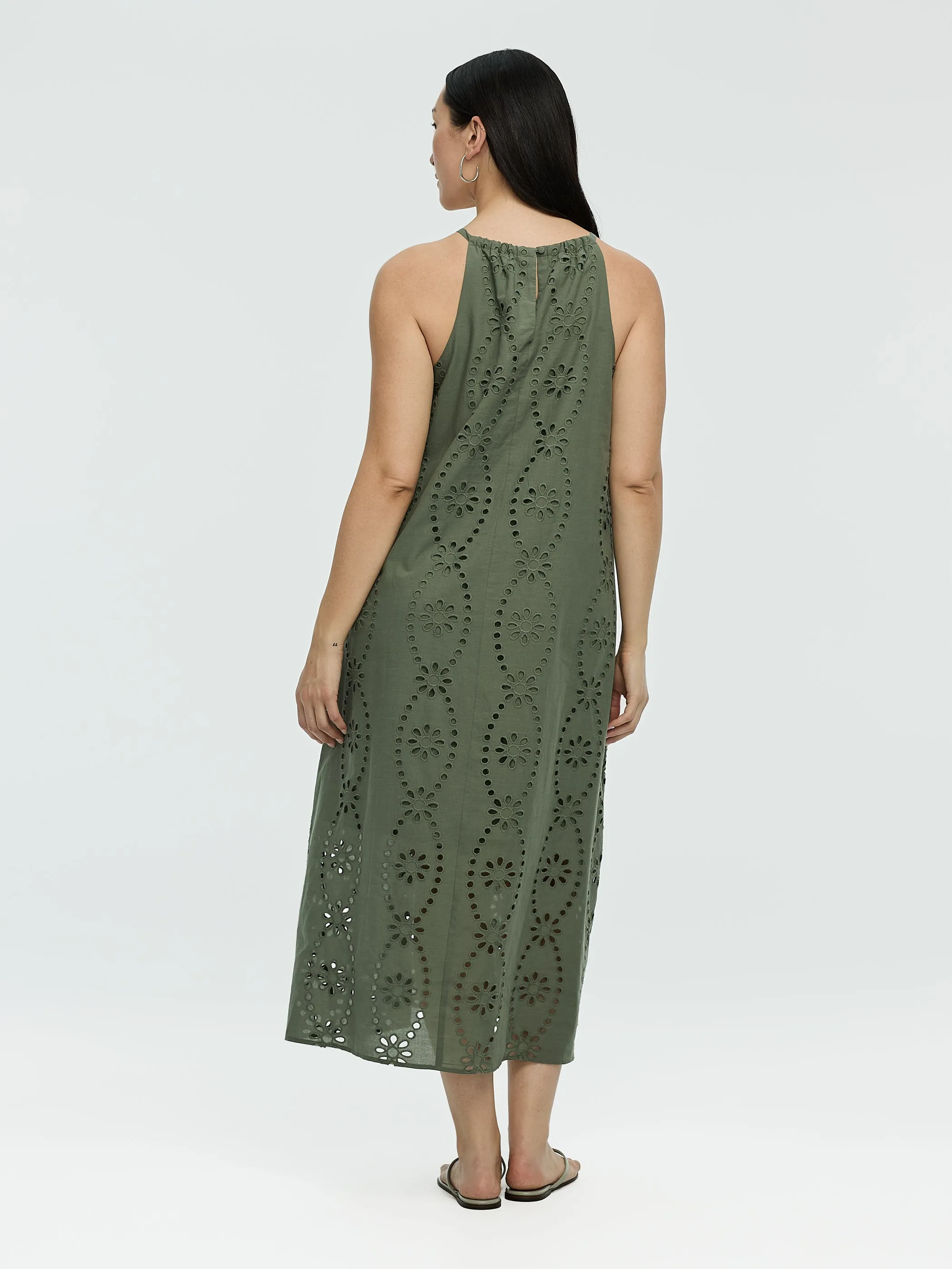 Sleeveless Maxi Dress with Halter Neckline sold by Reitmans product image thumbnail 3
