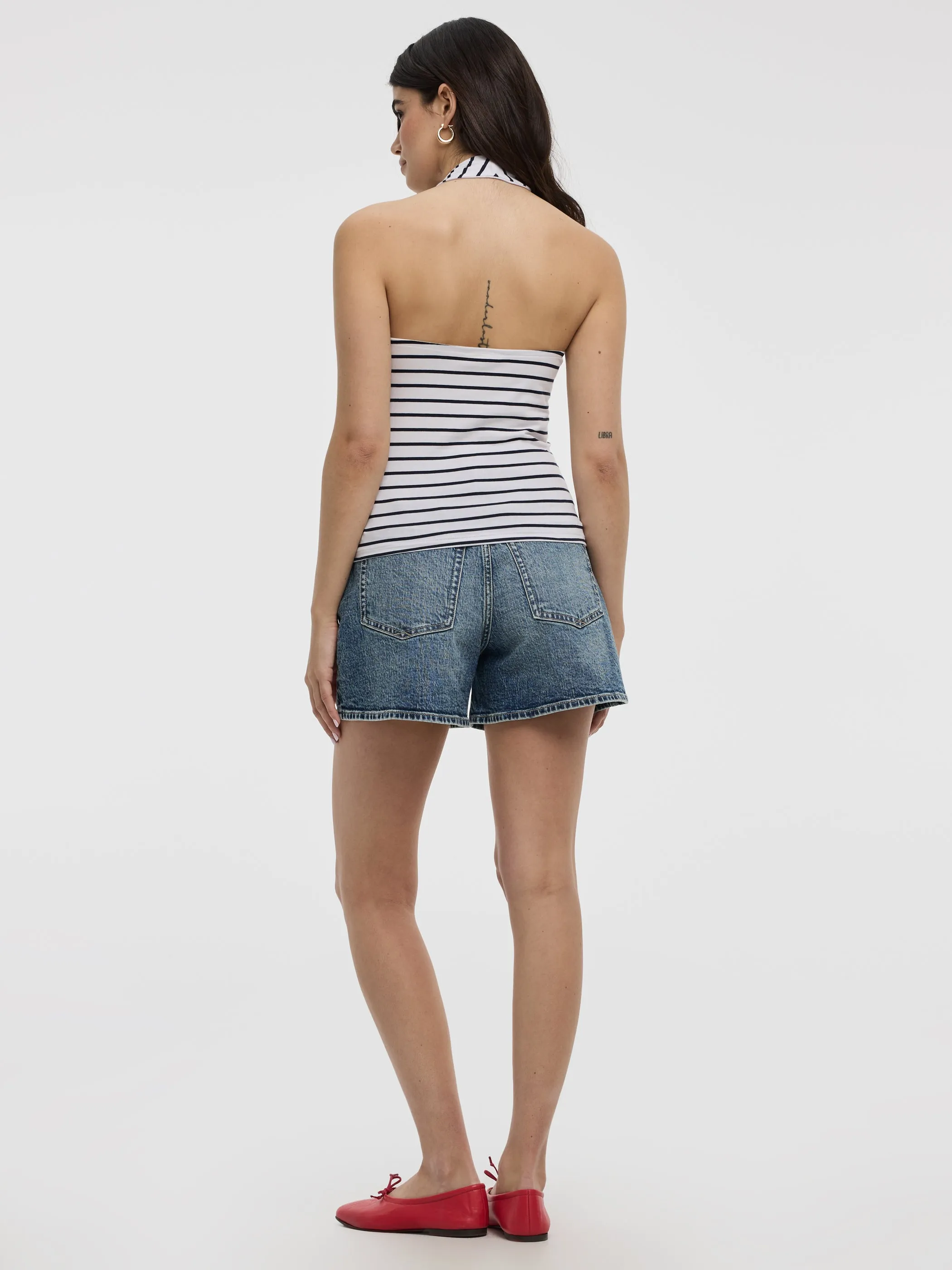 Striped Halter-Neck Tank sold by Reitmans product image thumbnail 3