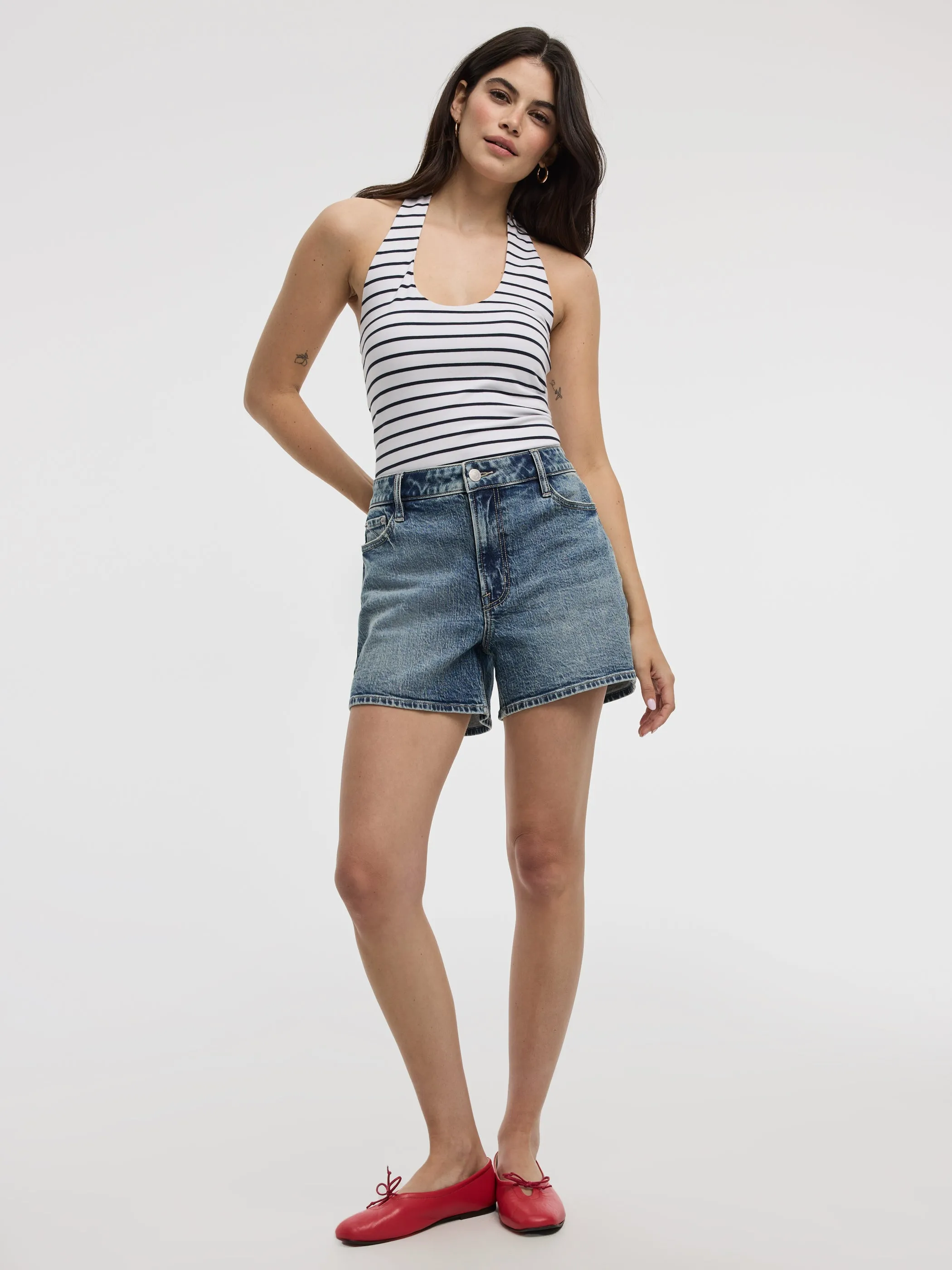 Striped Halter-Neck Tank sold by Reitmans product image thumbnail 4