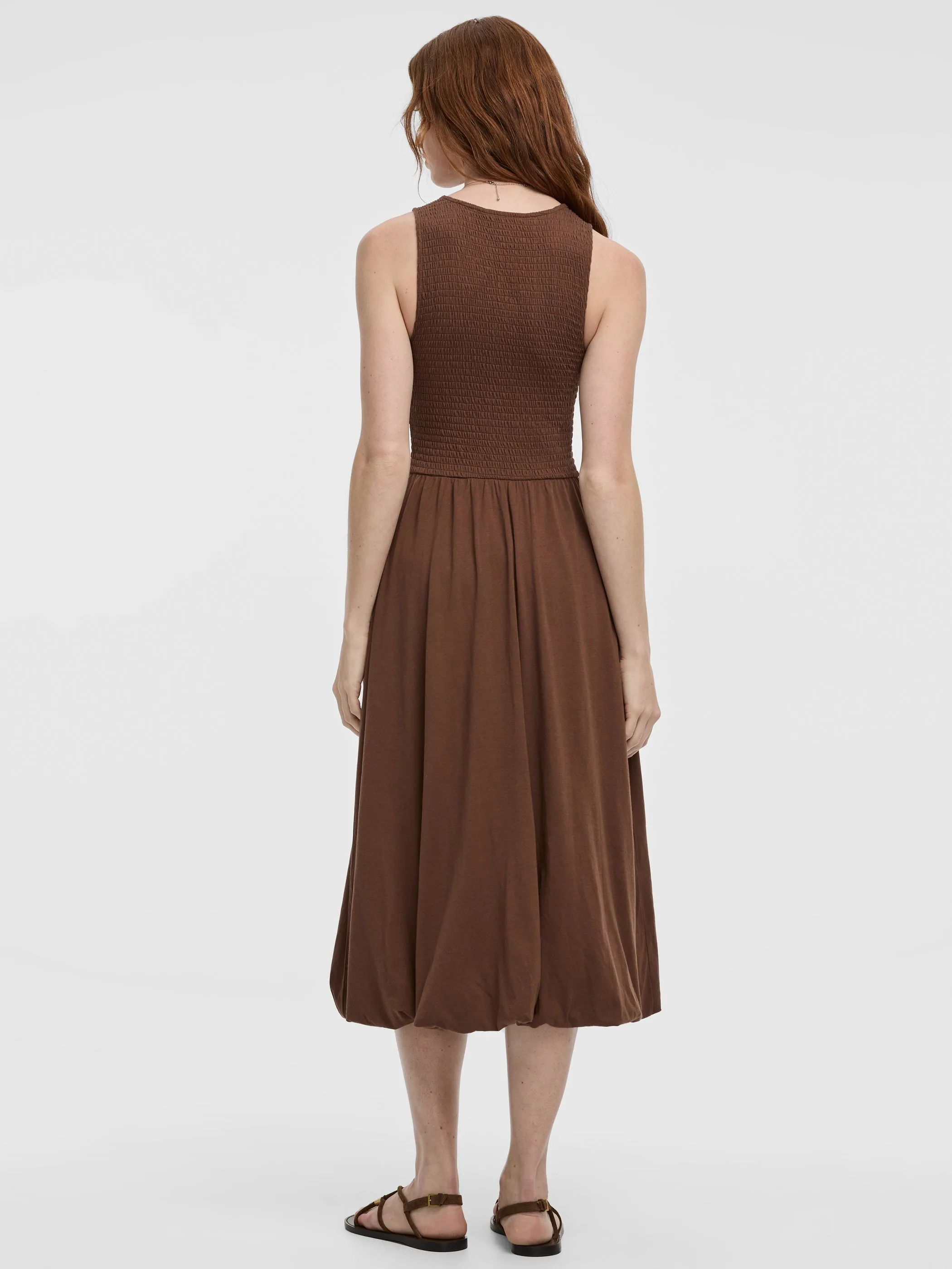 Sleeveless Midi Dress with Smocked Top sold by Reitmans product image thumbnail 3
