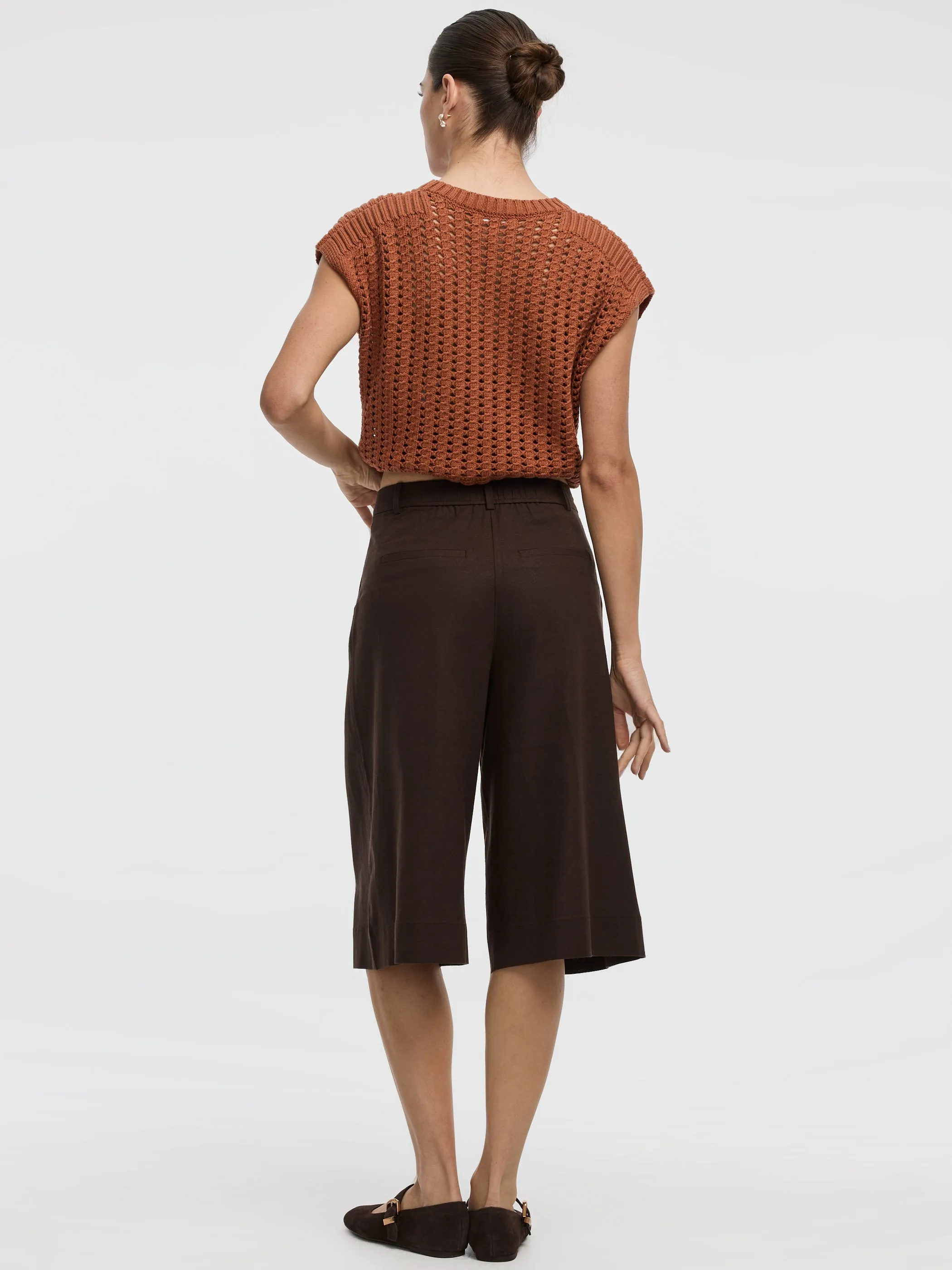 Linen-Blend Capri Pants sold by Reitmans product image thumbnail 4