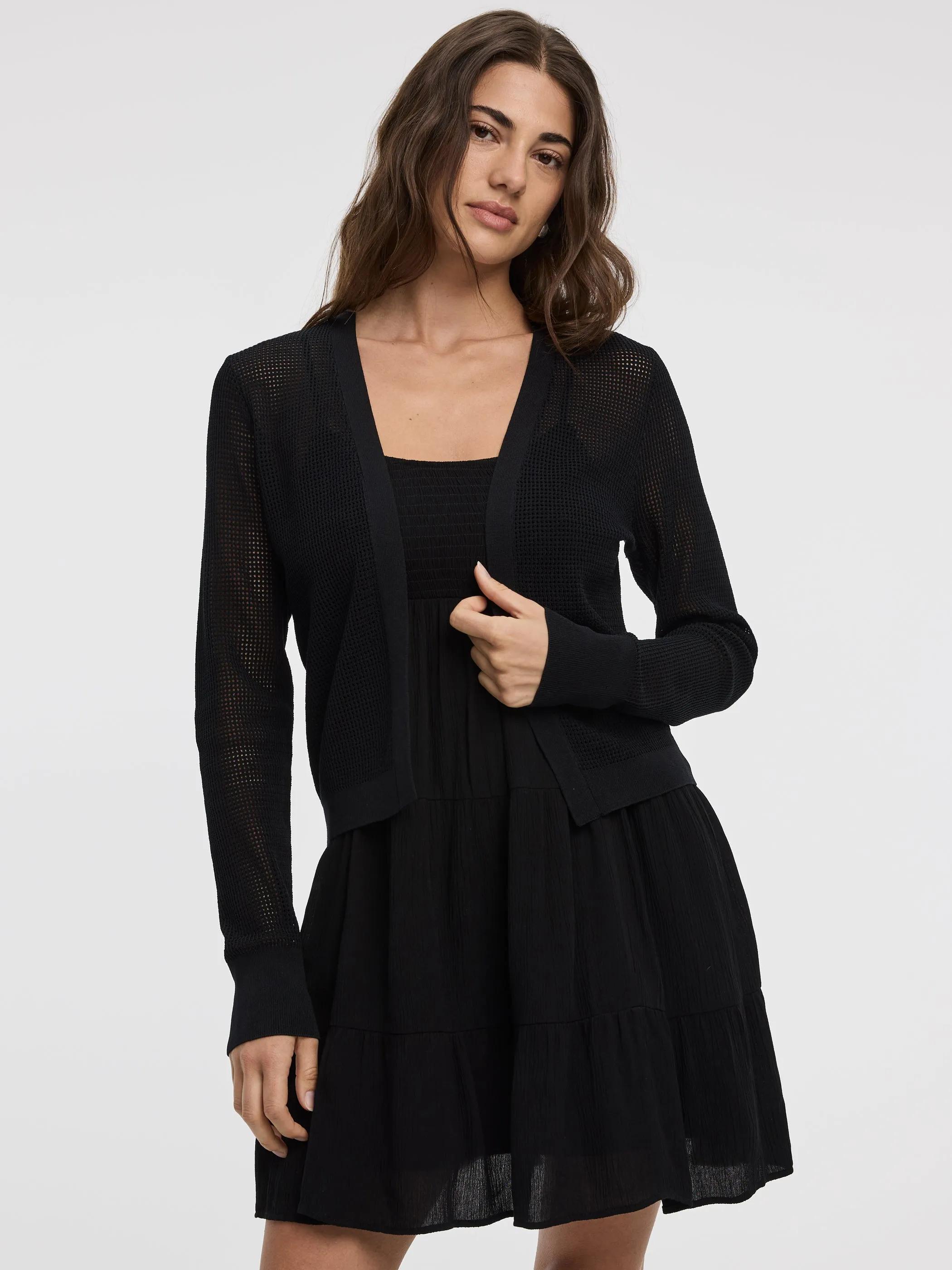 Sleeveless Mini Dress with Smocked Top sold by Reitmans product image thumbnail 4