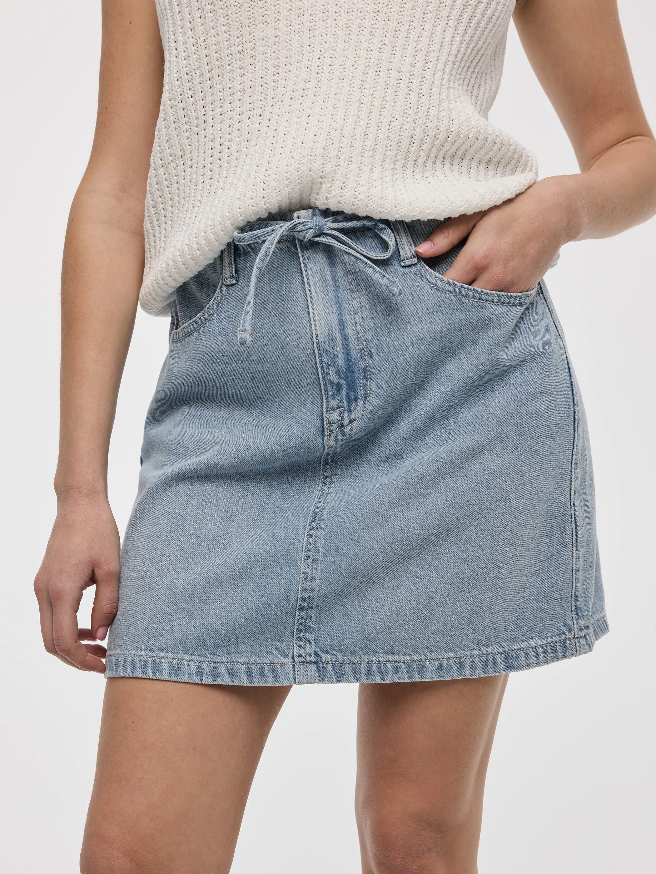Mini Denim Skirt sold by Reitmans product image thumbnail 2
