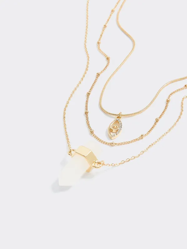 Mystical Short Necklace with Stones made by Reitmans