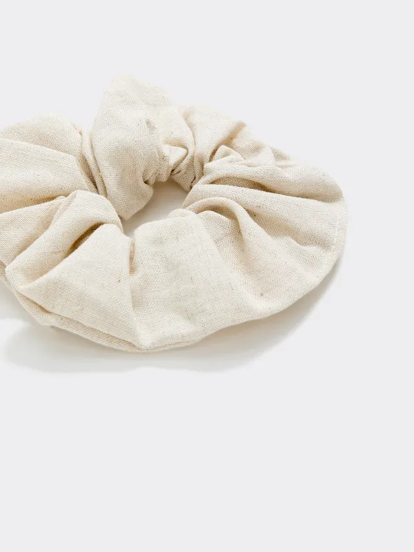 Linen-Blend Scrunchie made by Reitmans
