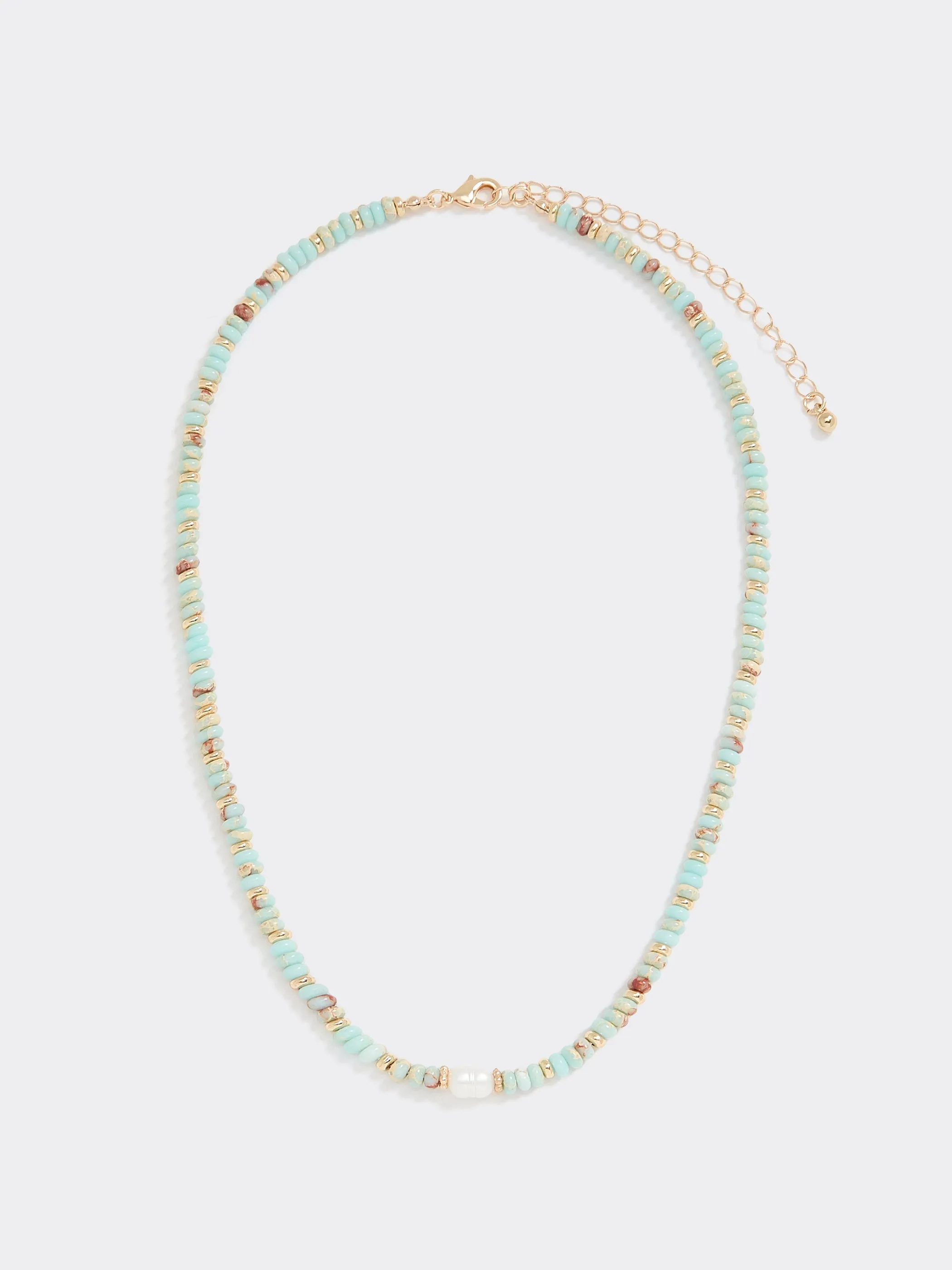 Beaded Short Necklace with Freshwater Pearl sold by Reitmans