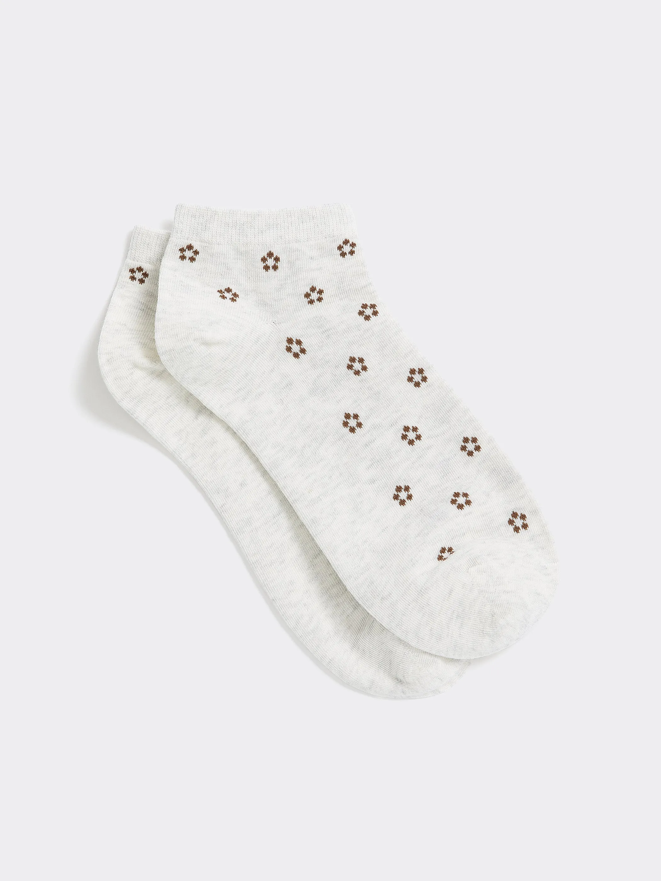 Anklet Socks with Tiny Flowers sold by Reitmans