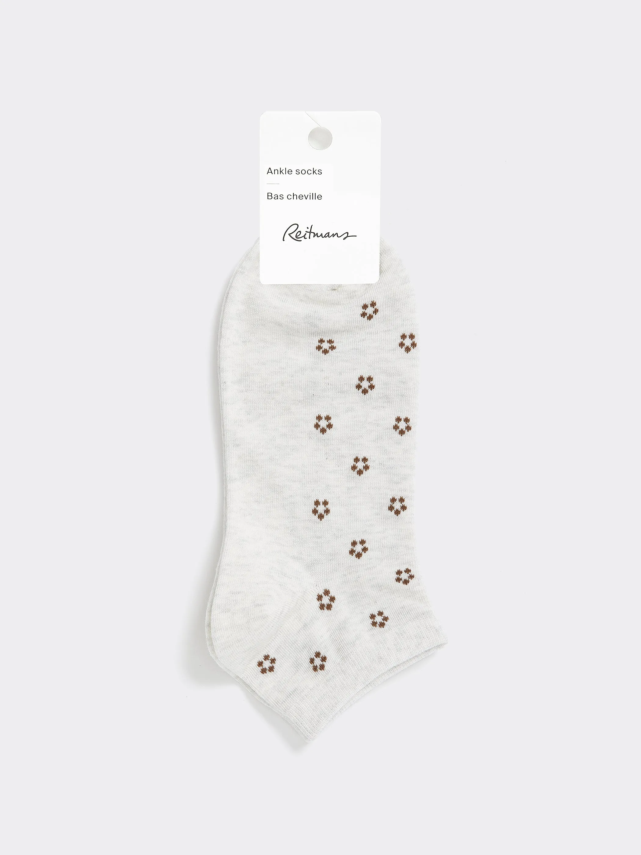 Anklet Socks with Tiny Flowers sold by Reitmans product image thumbnail 2