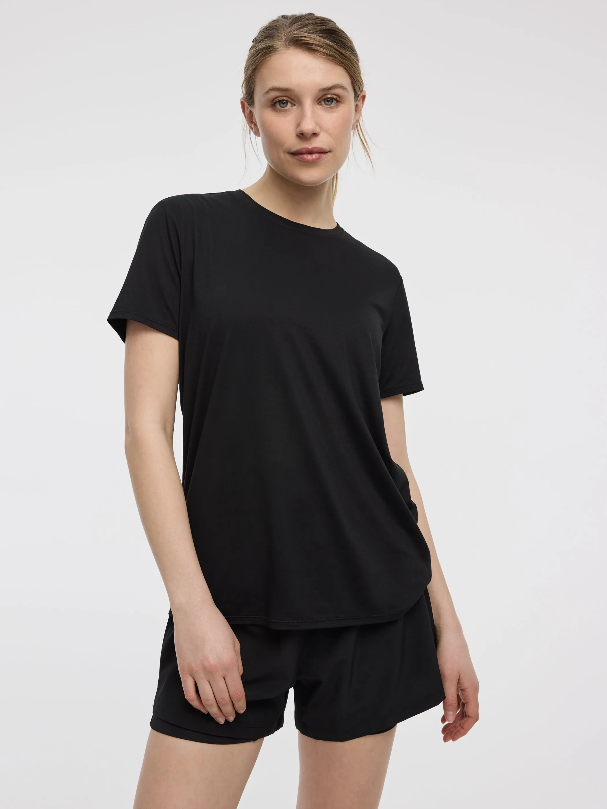 Crew-Neck Tee - DRY-LUX (R) Hyba Essentials sold by Reitmans