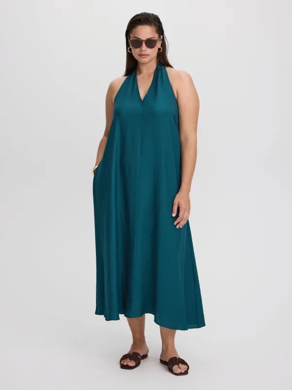 Sleeveless Halter-Neck Maxi Dress made by Reitmans