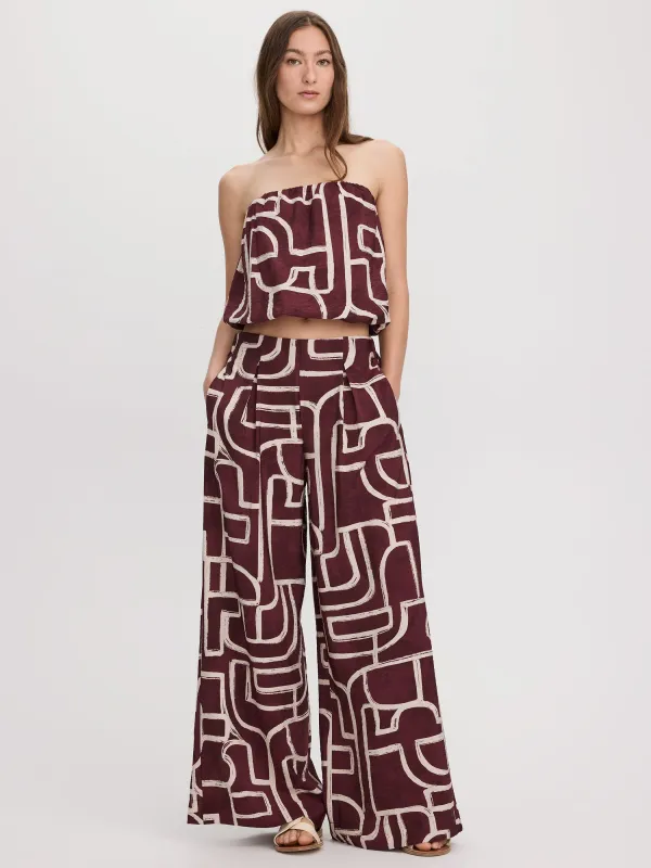 Wide-Leg High-Rise Pull-On Pant made by Reitmans