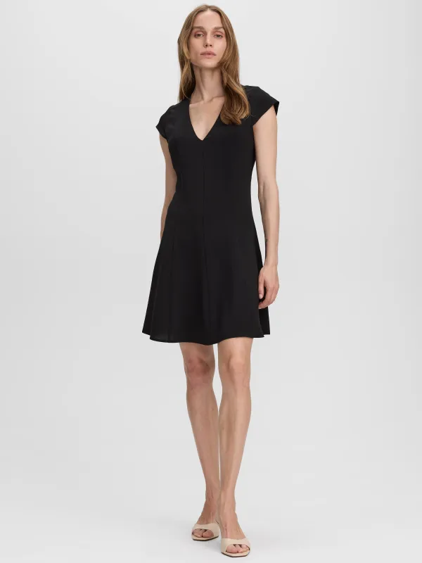 Shortsleeve V-Neck Dress made by Reitmans