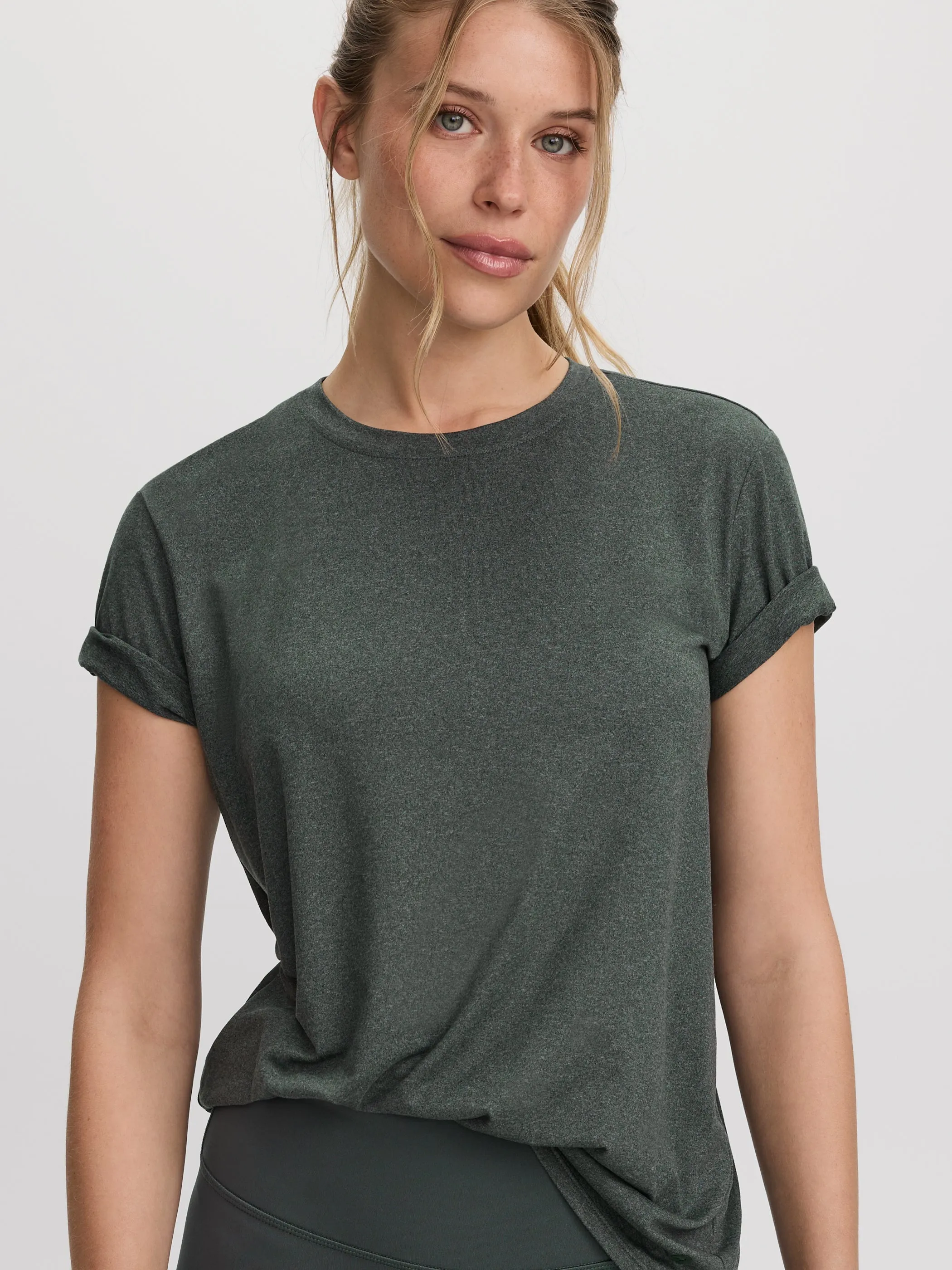 Crew-Neck Tee - DRY-LUX (R) Hyba Essentials sold by Reitmans product image thumbnail 2