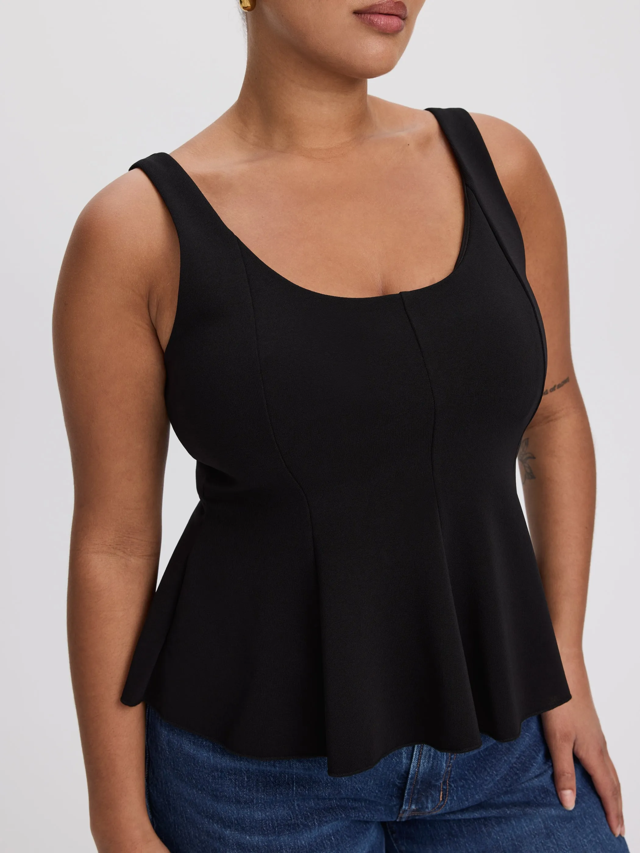 Scoop-Neck Peplum Cami sold by Reitmans product image thumbnail 2
