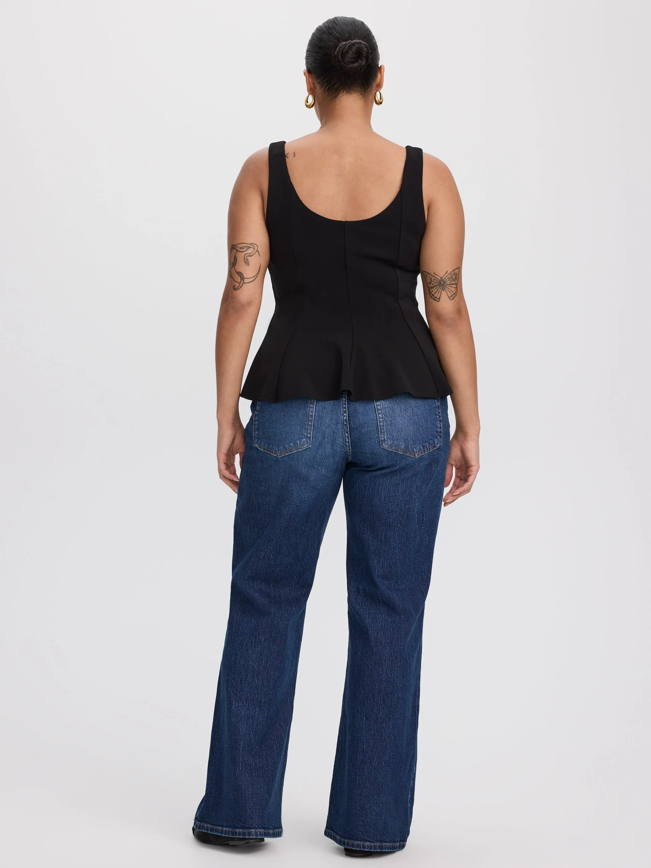Scoop-Neck Peplum Cami sold by Reitmans product image thumbnail 3