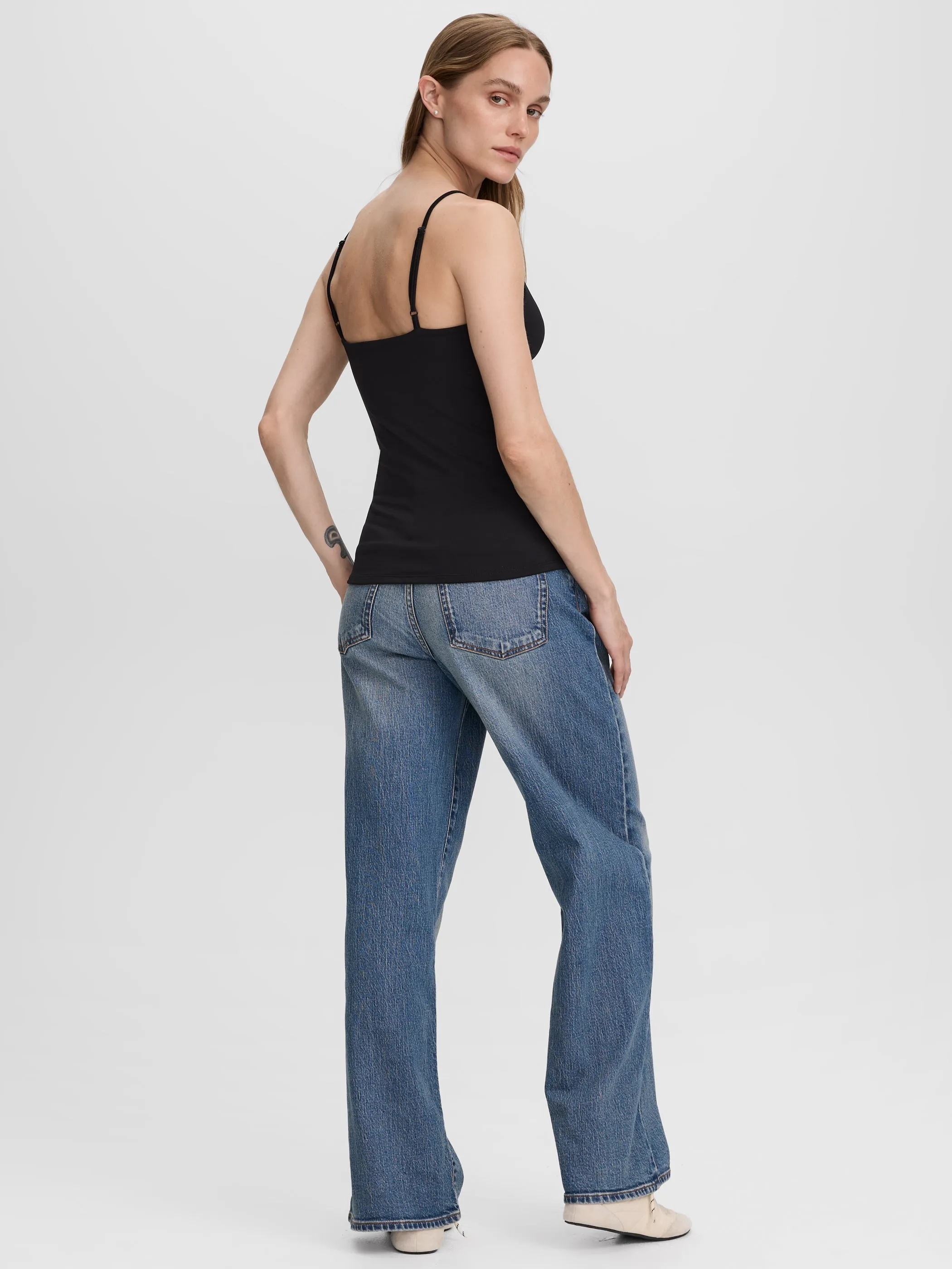 V-Neck Cami with Lace Trim - R Essentials sold by Reitmans product image thumbnail 3