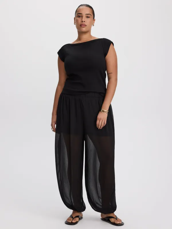 High-Rise Flowy Balloon Pant made by Reitmans