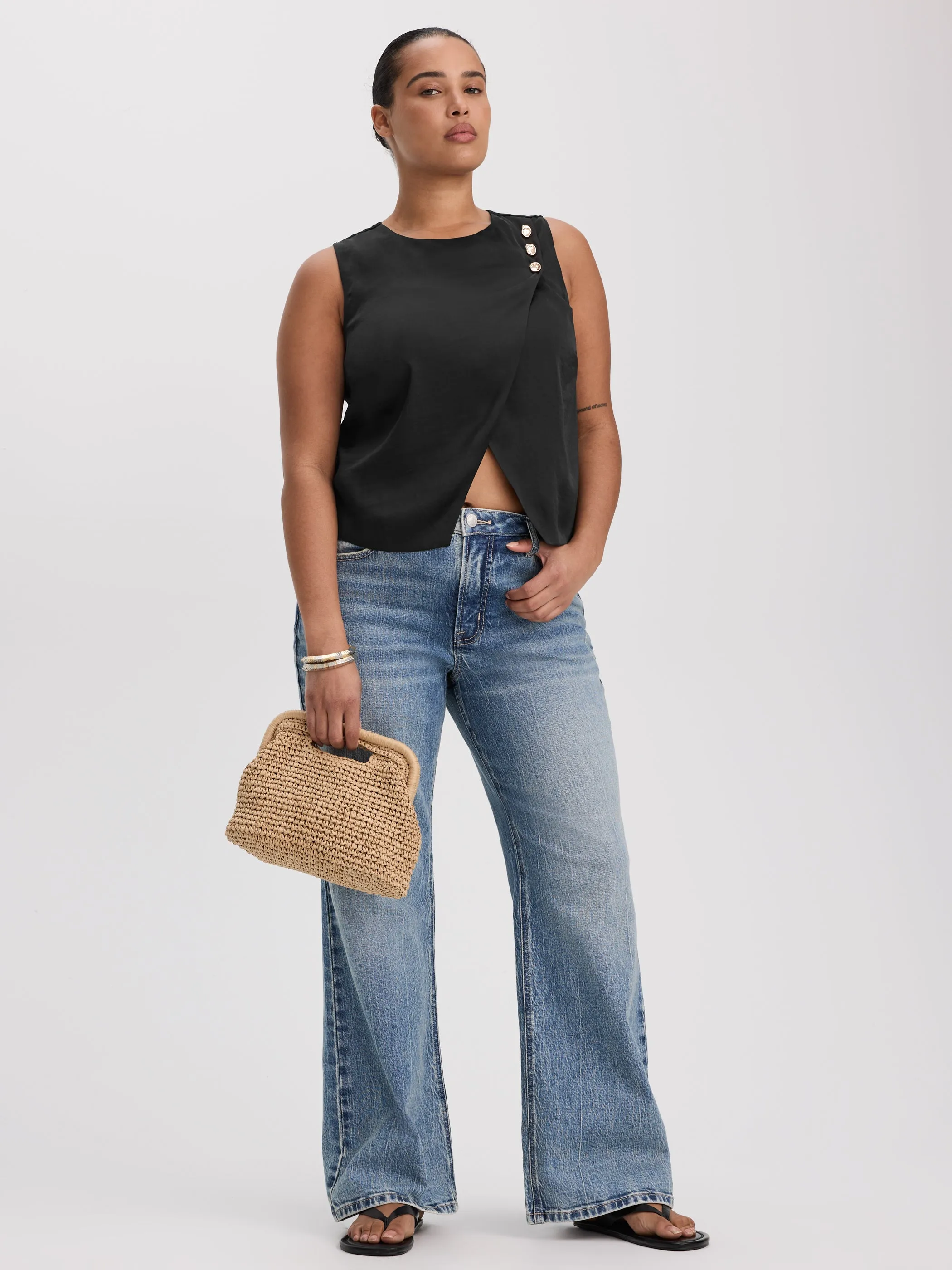 Sleeveless Wrap Top sold by Reitmans product image thumbnail 4