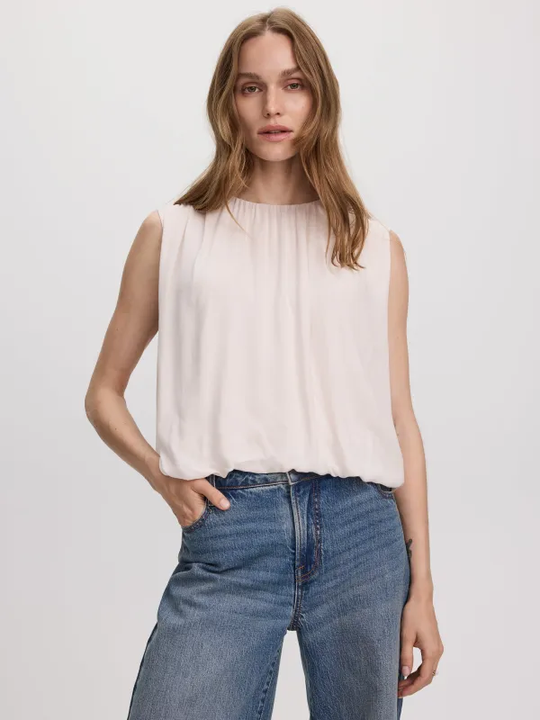 Crew-Neck Tank with Bubble Hem made by Reitmans