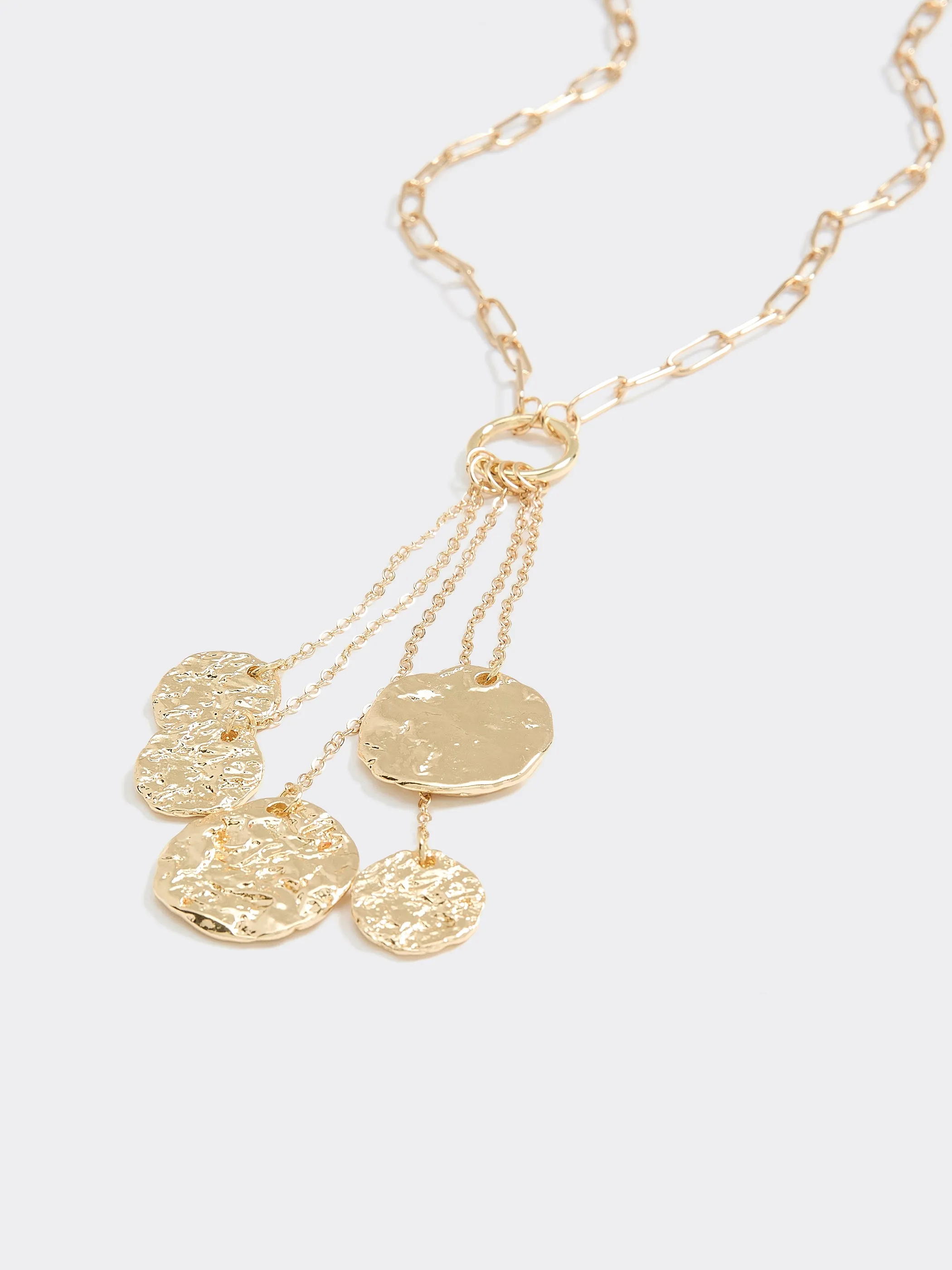 Long Carabiner Necklace with Coin Pendants sold by Reitmans product image thumbnail 2