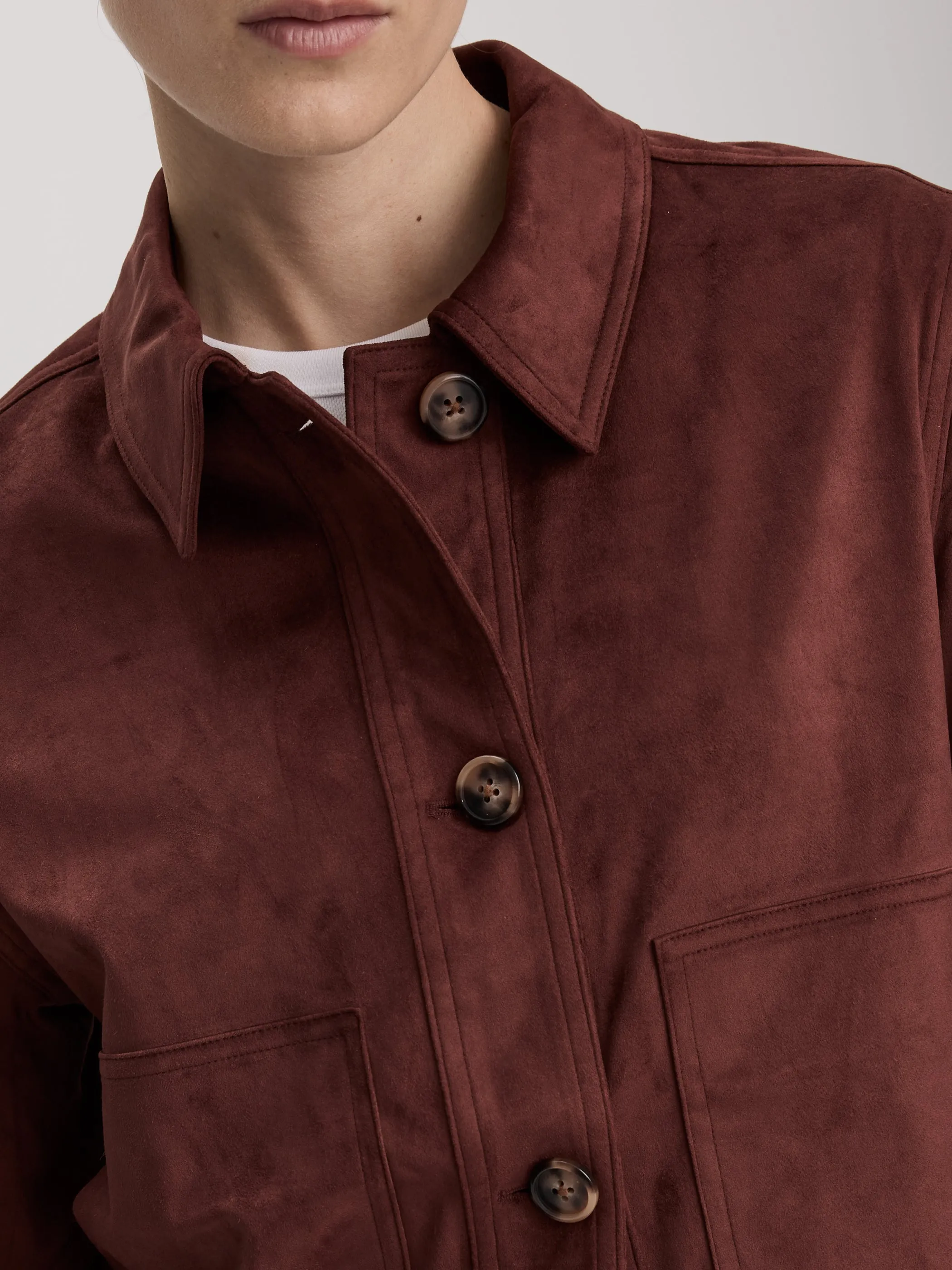 Faux Suede Jacket sold by Reitmans product image thumbnail 2