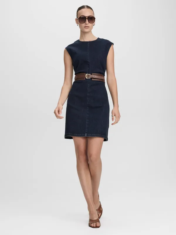 Sleeveless Mini Denim Dress made by Reitmans