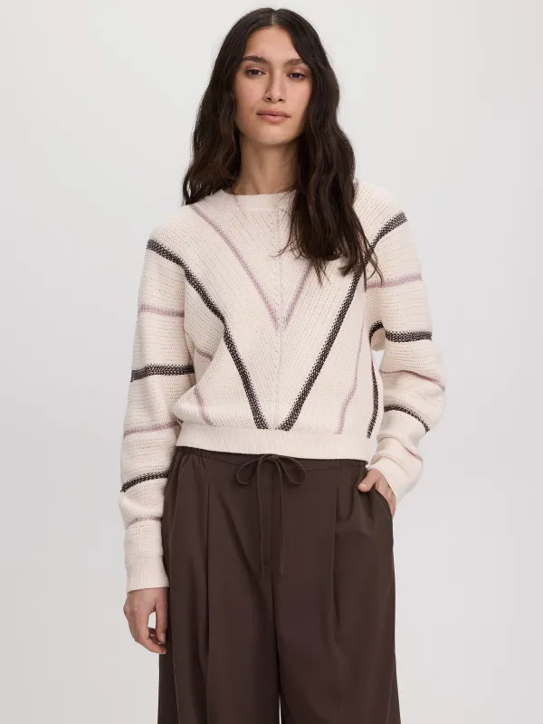 Long-Dolman-Sleeve Crew-Neck Pullover made by Reitmans