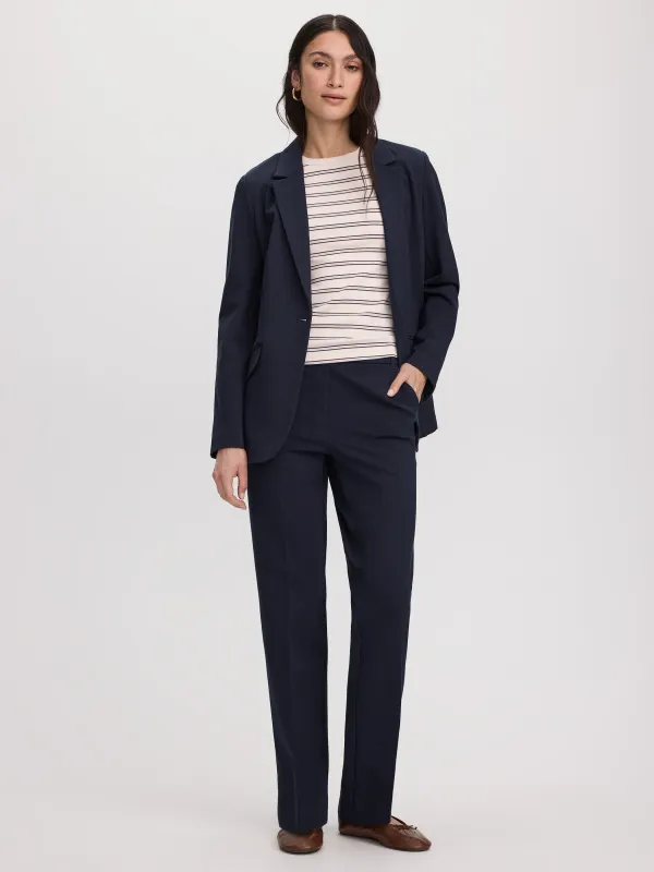 Straight-Leg High-Rise Pants - The Modern Stretch (R) made by Reitmans
