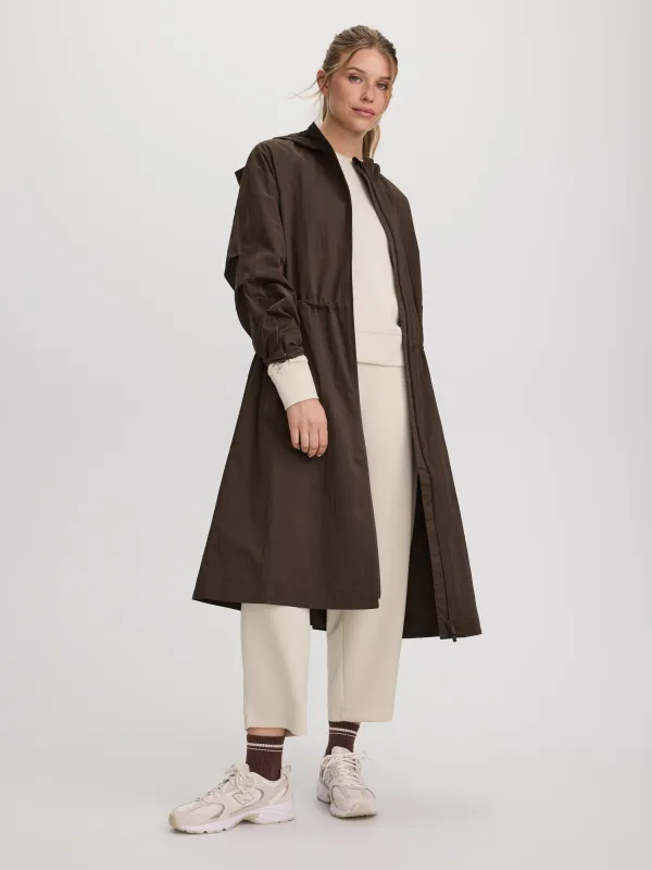 Long Hooded Rain Jacket - Hyba made by Reitmans