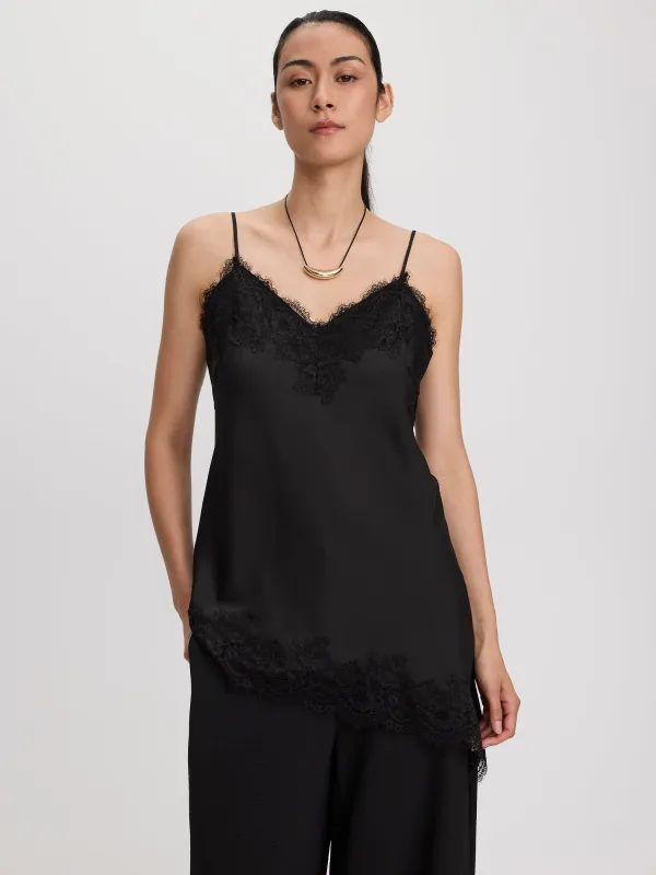 V-Neck Cami with Lace Trim made by Reitmans