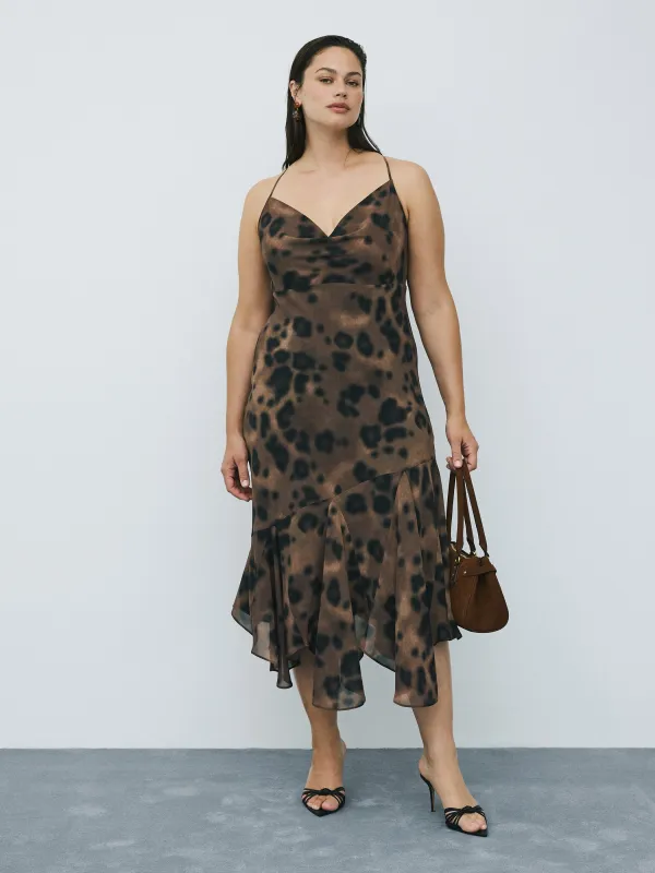 Sleeveless Maxi Dress with Cowl Neckline made by Reitmans