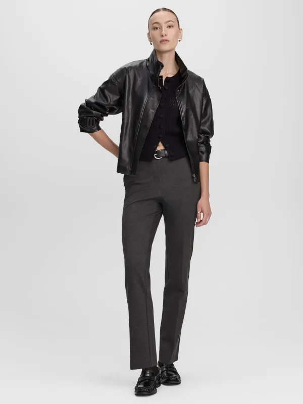 Straight-Leg High-Rise Pants - The Modern Stretch (R) made by Reitmans