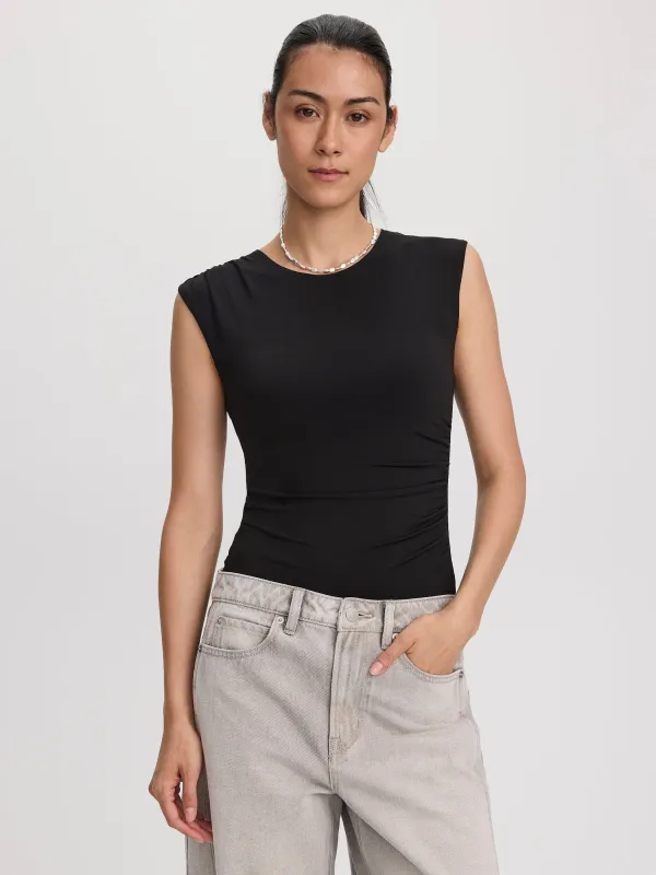 Sleeveless Crew-Neck Bodysuit made by Reitmans