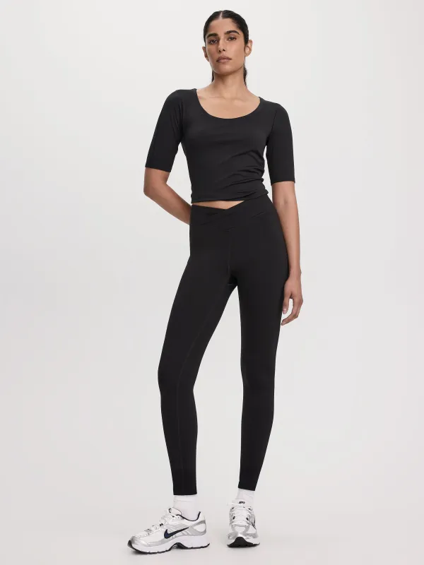 Legging with Cross-Over Waistband made by Reitmans