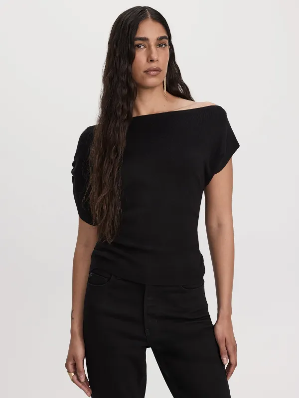 Short-Sleeve Off-the-Shoulder Top made by Reitmans