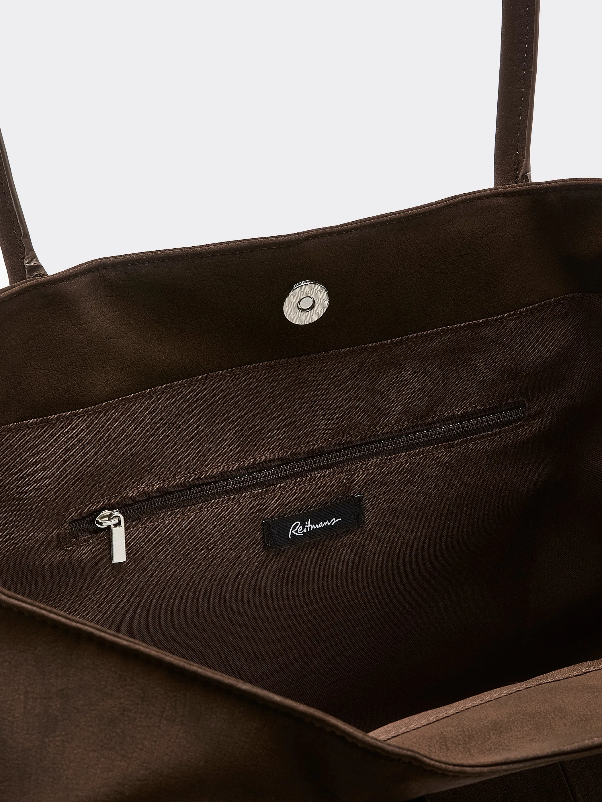 Faux Suede Tote Bag sold by Reitmans product image thumbnail 3