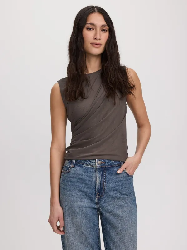 Sleeveless Draped Top made by Reitmans