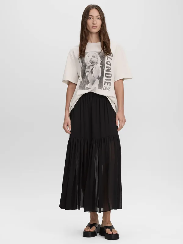 Pleated-Chiffon Maxi Skirt made by Reitmans