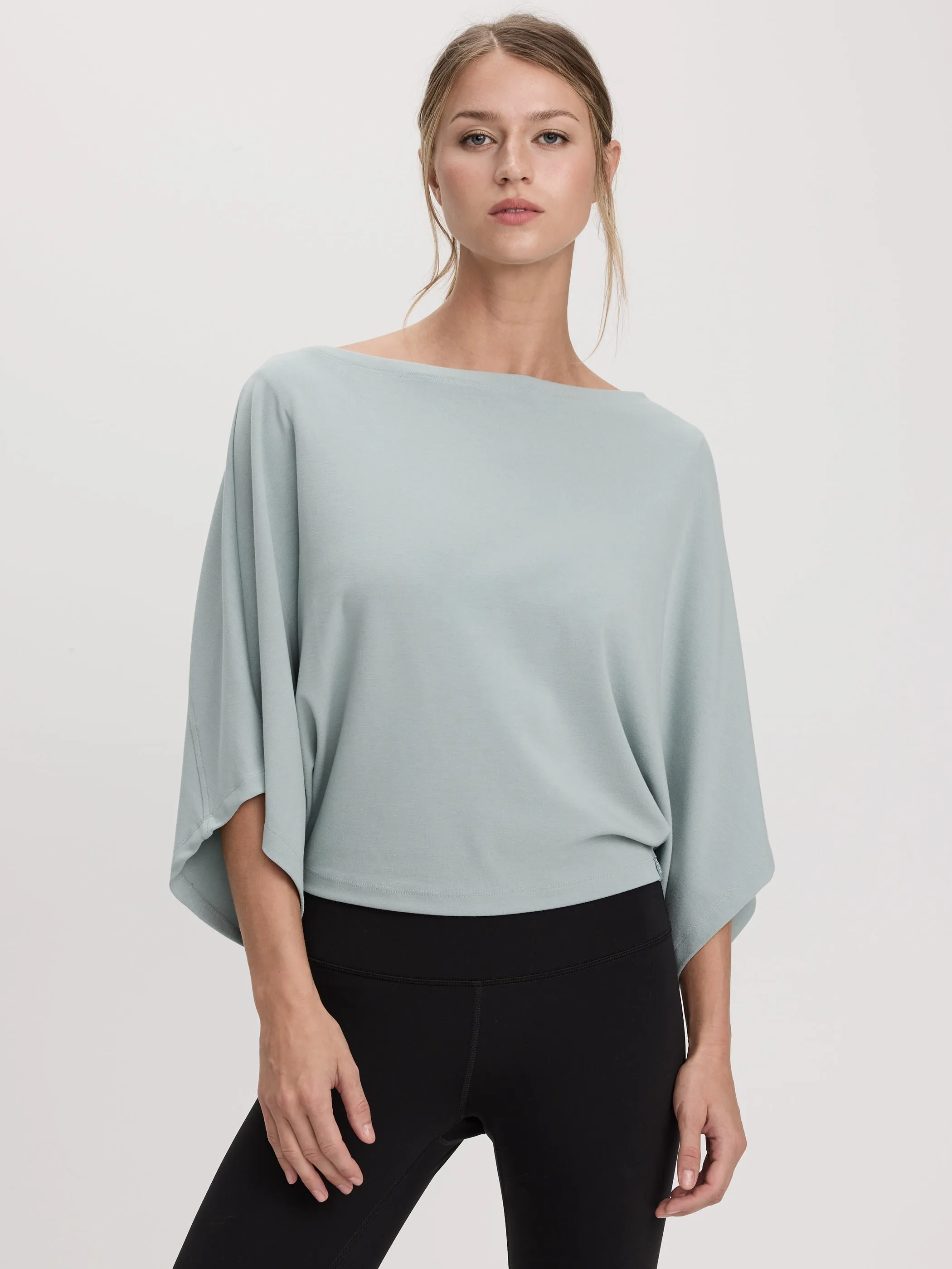 Dolman-Sleeve Boat-Neck Top - Hyba sold by Reitmans