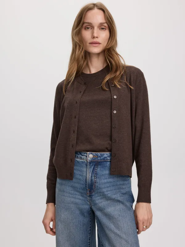 Crew-Neck Cardigan - R Essentials made by Reitmans