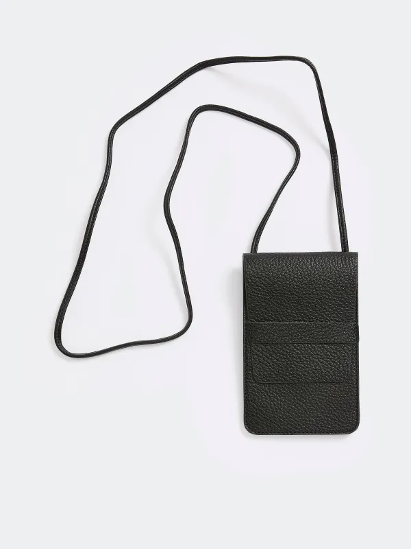 Faux-Leather Cross-Body Phone Bag made by Reitmans
