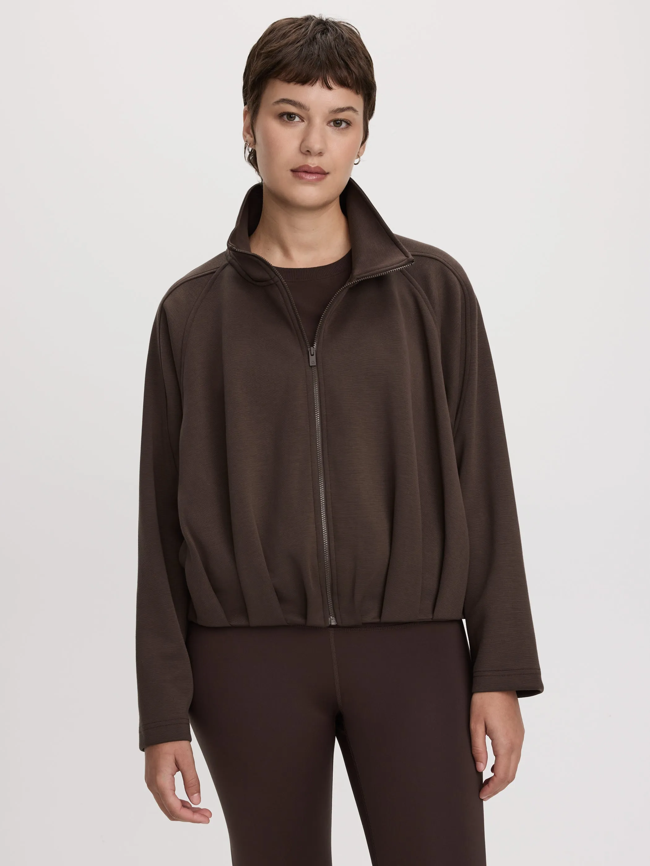 Short Bubble Hem Jacket - HYLUX Hyba sold by Reitmans