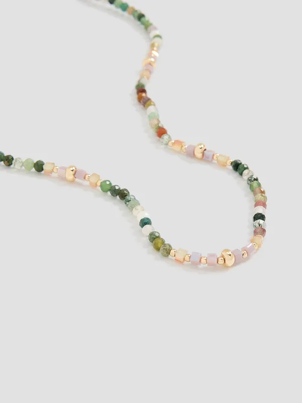 Necklace with Semi-Precious Stones made by Reitmans