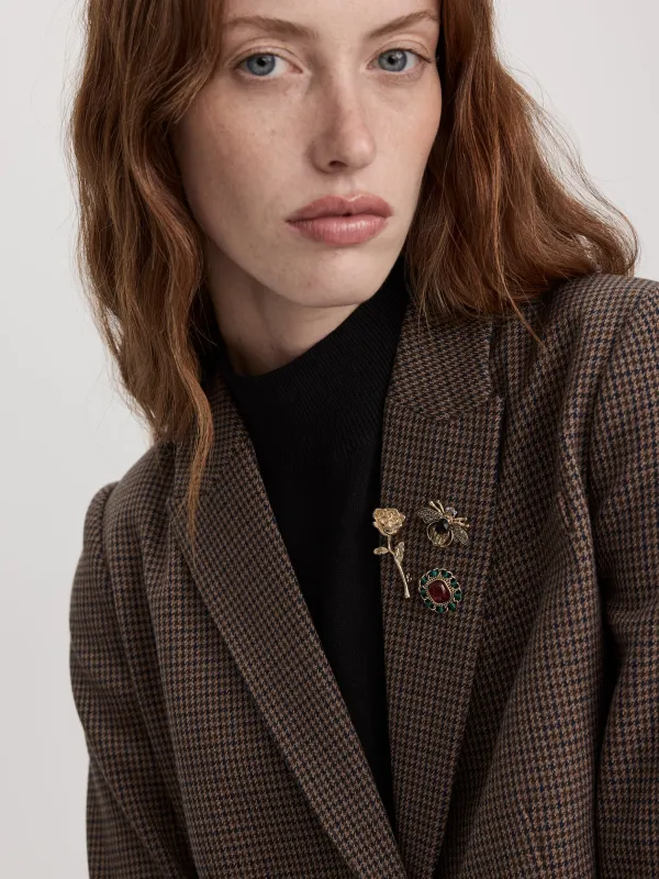 Stone Bumblebee Brooch made by Reitmans